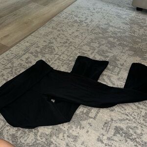 VS PINK FOLD OVER FLARE LEGGINGS